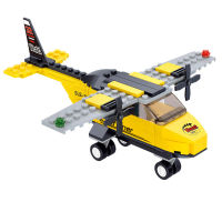 Mini Size City Airplane Building Blocks Set Air Bus Airplane Blocks Model Aircraft Planes DIY Figures Bricks Toys for Children