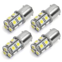 แอลอีดี4ชิ้น11566 1157หลอดไฟเบรครถยนต์ไฟวิ่ง5050 13SMD สัญญาณไฟเลี้ยว R10W BA15S P21w 1156