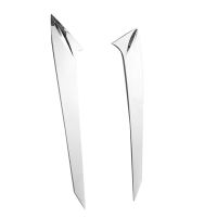 สแตนเลส Chrome ด้านหลังหน้าต่างด้านข้างสปอยเลอร์ Wing Trim สำหรับ Lexus RX 450H RX200 200T 300ภายนอก Refit Kit