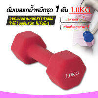 Dumbbell ดัมเบลยาง ดัมเบลปรับน้ำหนัก ดัมเบลผู้หญิง ยกน้ำหนัก 1-2Kg