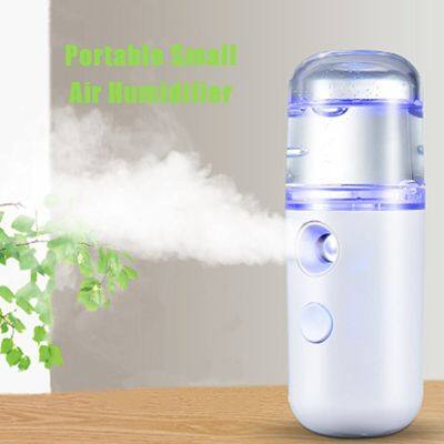 【DT】  hotCar Air Humidifier 30ml Mini Nano Facial Sprayer USB Nebulizer Purifier Aromatherapy Essential Oil Diffuser Water Replenishment