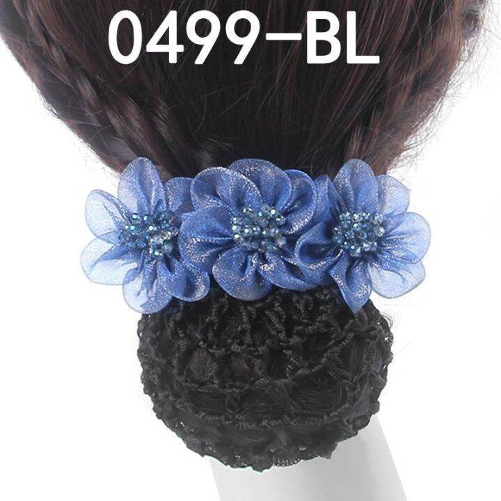 korean-professional-flower-bank-hotel-staff-stewardess-lady-coiled-hair-flower-hairpin