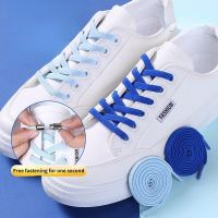 1 Pair Elastic No Tie 100cm Shoelaces Buckle Metal Lock Shoe Kids Adult Quick Lazy Laces Buckle Three Types of Metal Lace Buckle Shoes Accessories