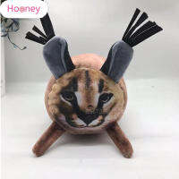 HOONEY ตุ๊กตาผ้ากำมะหยี่จำลองแมวสแควร์ตุ๊กตาผ้ากำมะหยี่ยก Floppa Kado Ulang Tahun ตุ๊กตาหนานุ่มสำหรับพัดลมเด็ก HY-MY