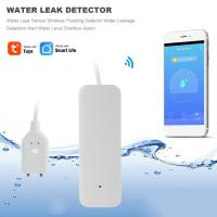 Tuya Zigbee Water Leak Sensor Wireless Flooding Detector Water Leakage Detection Alert Water Level Overflow Alarm