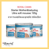 ROYAL CANIN: STARTER Mother &amp; Babydog – Ultra soft mousse 195 กรัม อาหารแม่สุนัข และลูกสุนัข ชนิดเปียก