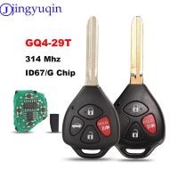 GQ4 Jingyuqin-29T กุญแจรถอัจฉริยะ314Mhz สำหรับ Toyota Corolla 2010 2011 2012 2013รับส่งสัญญาณ314Mhz 4D67 /G Chip ได้