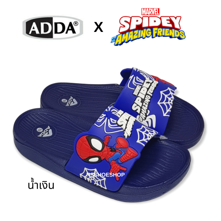 adda-marvel-spider-man-แอ๊ดด้า-มาเวล-สไปเดอร์แมน-รองเท้าแตะเด็ก-32b9d