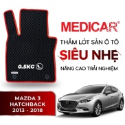 Thảm lót sàn ô tô Medicar xe Mazda 3 Hatchback- chống nước, không mùi