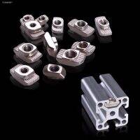 ❧ 10pcs Carbon Steel T-Slot Shape Interior Sliding Nut Block Set 20x20 EU Aluminum Profile M4/M5