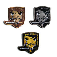 Fox Hound เย็บปักถักร้อย Badge อุปกรณ์เสริมกองกำลังพิเศษกลุ่มทหารกระเป๋าเป้สะพายหลังผ้าหมวก Patches เสื้อผ้าสติกเกอร์กระเป๋า Appliques