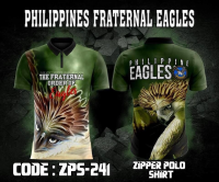 Polo Eagles Summer Philippine Shirt e#ZPS-241{Significant} high-quality