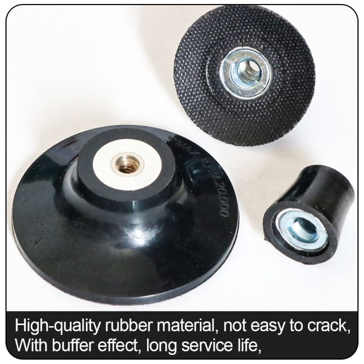 1-2-inch-3-roll-lock-sanding-discs-holder-roll-lock-disc-pad-quick-change-adapter-with-1-4-shank-cleaning-tools