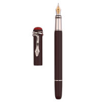 MB Classic Inheritance Series Fountain Rollerball Ballpoint Pen Matte Black With Exquisite Snake Clip