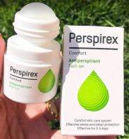 Perspirex Antiperspirant Roll On #Comfort 20ml. โรลออน ระงับเหงื่อ ระงับกลิ่นกาย สีเขียวสำหรับ ผิวแพ้ง่าย