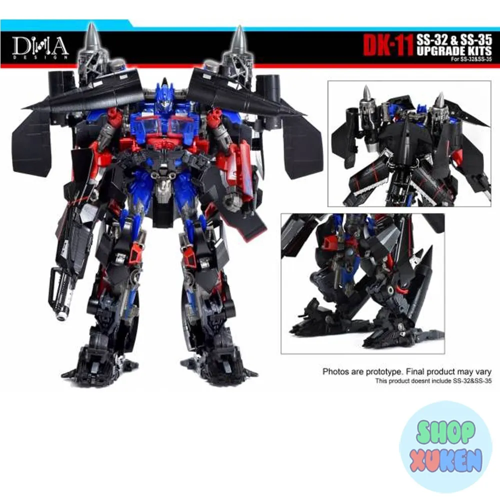 Phụ Kiện DNA DK11 Nâng Cấp Của Optimus Prime và Jetfire (SS32 & SS35)  Transformers Studio Series Upgrade Kits 