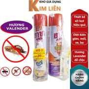 Chai thuốc xịt diệt côn trùng ARS Thái Lan 600ml - Hương lavender