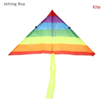 Children Kite With Fishing Pole Easy Flying Cute Cartoon Kite Toys