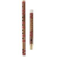 Chinese Bamboo Flute Dizi Woodwind Traditional Instrument Handmade Beginner Portable Vintage Decorative Design