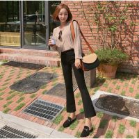 Zuoan Ready Stock Korean Style High Waist Jeans Women Long Pants