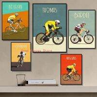 Sumanssa Tour De France ภาพวาดผ้าใบขี่จักรยานโปสเตอร์และภาพพิมพ์ Modern Wall Art รูปภาพของขวัญสำหรับห้องนั่งเล่น Home Studio ตกแต่ง New