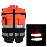 Safety Vest Reflective Vest Riding Motorcycle Equipment 1PC Traffic Unisex Jacket Outdoor Reflective Safety Clothing