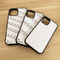 Blank 2D Sublimation Rubber Case For 13 Max XR 11Pro Edge Soft Phone Cover White Metal Sheet Insert