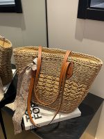 Commuting Large Capacity Straw Bag Womens 2023 New Summer Popular Beach Vacation Shoulder Bag Tote Bucket Bag 【JYUE】