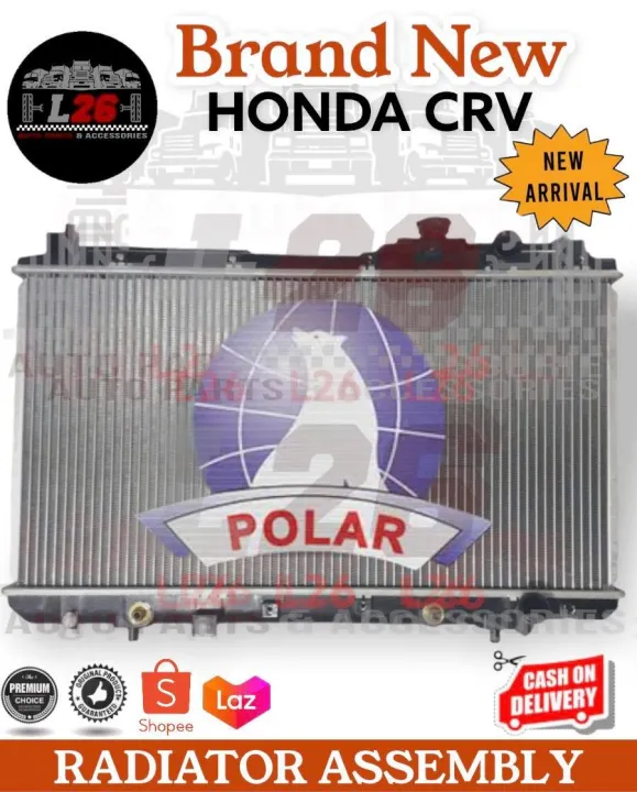 Honda CRV 2003/RD5 K20A A/T M/T PA16 PA26 1ROW Radiator Assembly (POLAR