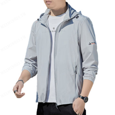 Meimingzi เสื้อป้องกันแสงแดด UPF50 สำหรับผู้ชาย