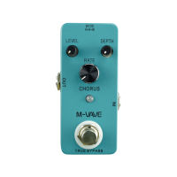 [ammoon]M-VAVE CHORUS Guitar Analog Classic Chorus Effect Pedal True Bypass Full Metal Shell, Chorus Volume/ Depth/ Speed Control