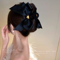 [COD] South Koreas new love bow hair clip niche fashion back of the head disc grab temperament all-match accessories wholesale