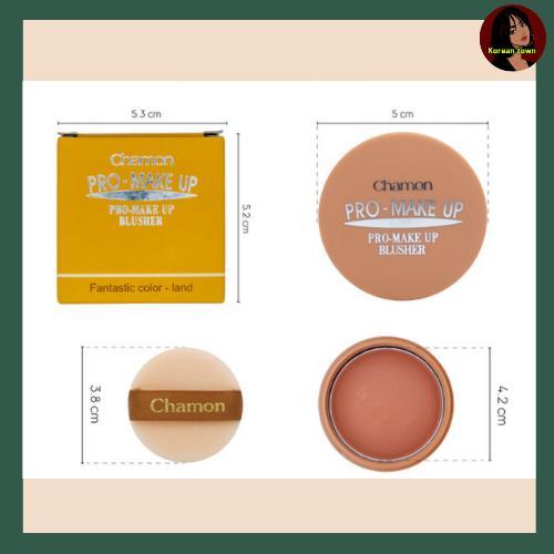 chamon-pro-make-up-blusher-บลัชออนปัดแก้มเนื้อแมท-แก้มดูใสๆ-เป็นธรรมชาติ-ปัดง่ายใช้ได้กับทุกสีผิว