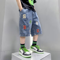 IENENS Kids Boys Summer Jeans Clothes Children Wears Shorts Casual Pants Young Infant Boy Denim Clothing Solid Short Trousers Bottoms For 4 5 6 7 8 9 10 11 12 13 Years