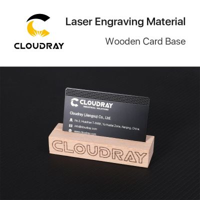 Cloudray Laser Engraving Material Wooden Card Base 10*3*2mm for Co2 Marking & Engraving Machine