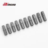 10 Buah 25Mm Panjang 1/4 Inci Kunci Pas Ratchet Adaptor Obeng Hex Shank untuk Persegi Soket Bersama Adaptor Bit Set