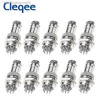 ✙❍ Cleqee Gx16 8pin Aviation Connector Male Female 16mm Circular Wire Panel Aviation Connector Socket Plug with Cap Lid 1pc