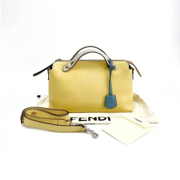 Shoulder & Crossbody Bags  Fendi Womens By The Way Mini Yellow Leather  Small Boston Bag > All Philippines