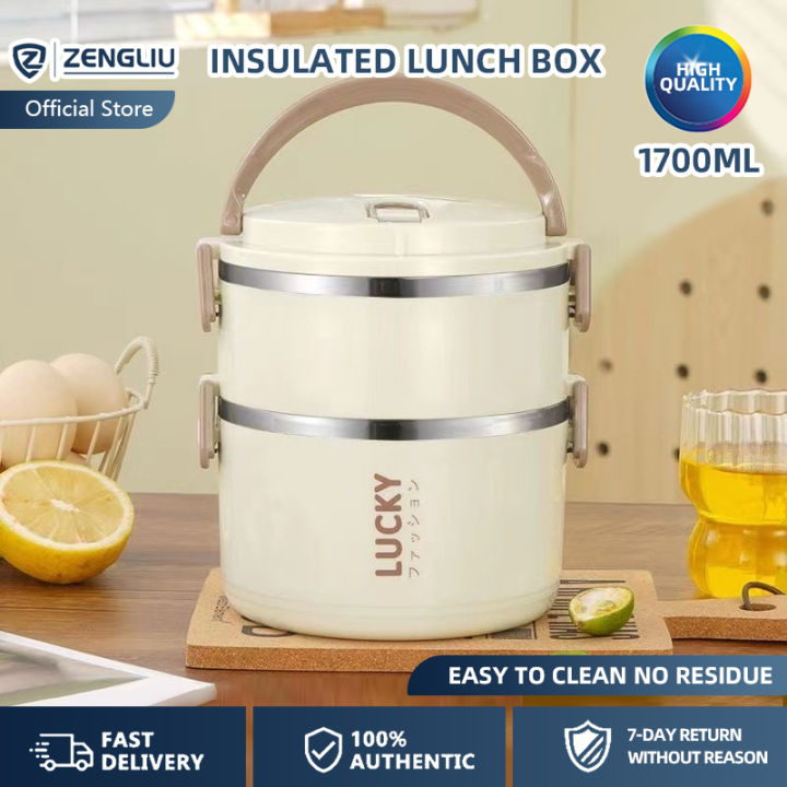 Vacuum Bento Lunch Box Food Carrier 304 Stainless Steel Insulated