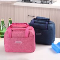 ☃ 1 Pc Portable Large Lunch Bag Waterproof Food Picnic Lunch Box Bag Insulated Women Cooler Bags Fresh Bento Food Pouch