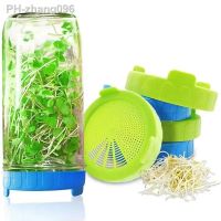 1PC Grow your own new shoots with this wide mouth 86mm calibre wide mouth Mason jar sprouting lid!