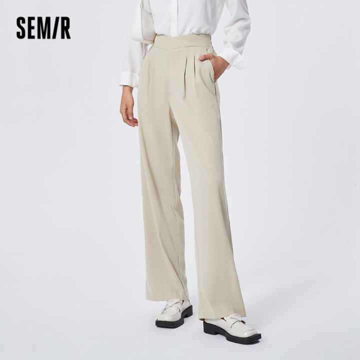semir-กางเกงลำลองผู้หญิง-celana-setelan-ดูแลง่าย2023ฤดูใบไม้ผลิ-uiy-3เดินทางแบบขายาวธรรมดาใหม่