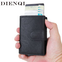 Leather Rfid Macsafe Card Holder Men Wallets Anti Theft Slim Thin Coin Pocket Smart Wallets Pop Up Male Purse Money Bags Vallet