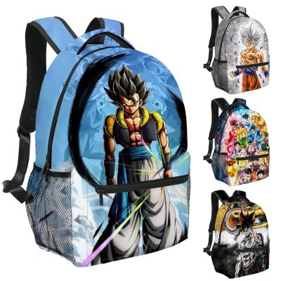 Dragon Ball 3D Printe Cartoon Anime Goku Unisex School Bagpack Casual Travel Large Capacity Backpack Children Gift