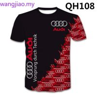 Summer New  Toyota Honda Car Logo Mens Shirt Fashion Brand T-shirt High Quality Oversized Top T-shirt MOTO Racing Shirt