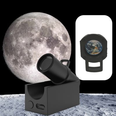 ◘✤❡ Moon Projection Lamp Planet Projector Background Atmosphere Decoration Led Night Light Kid Bedroom Home Decor Wall Lamps