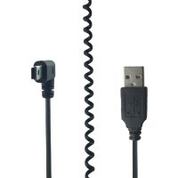 ประเภท Usb USB ขนาดเล็ก-การชาร์จแบบ A ไปยัง Mini 5Pin มุมฉาก Sp สำหรับ GPS Navigator 0.5M-1.2M