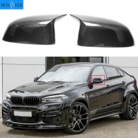 2 Pcs Glossy Balck Auto กระจกมองหลังฝาครอบ Blind Spot Mirror Fit สำหรับ BMW 2014-2018 F15 X5 &amp; F16 X6 F26 X4 F25 X3