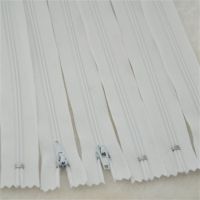 ❄✻ 10 pcs White Color Nylon Coil Zippers Tailor Sewing Tools Craft 9 Inch Z013