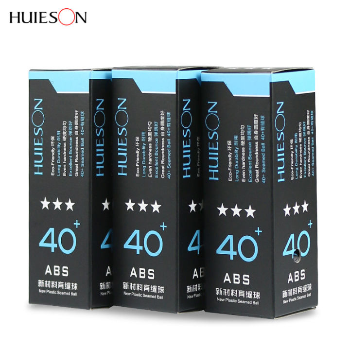 huieson-ไม้ปิงปอง3ชิ้น-แพ็ค-พลาสติกปิงปองลูกปิงปอง40-มม-วัสดุใหม่ดาว3ดาวอุปกรณ์เทนนิสลูกปิงปอง